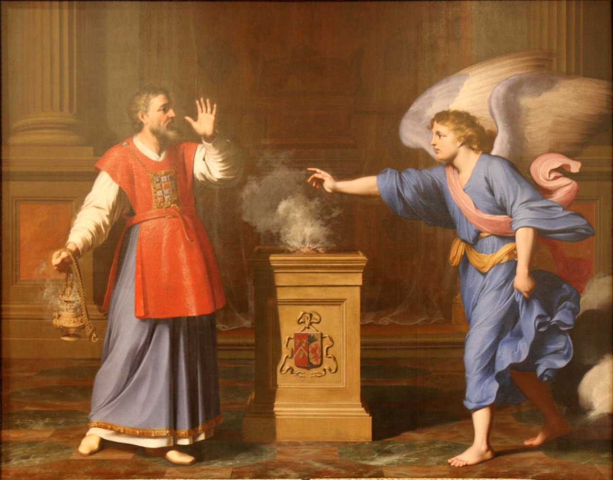 Vaihda Gabrielin apparaissant pyhimys Zacharie tekijältä Reynaud Levieux
