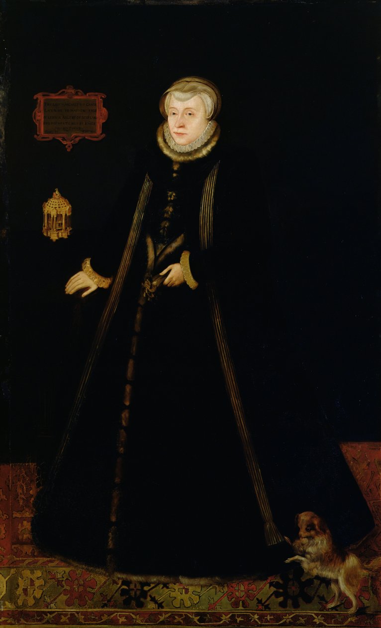 Lady Margaret Douglasin (1515-78) muotokuva Lennoxin kreivitär Daniel Mytens vanhemman (n. 1590 - n. 1648) mukaan (öljy kankaalle) tekijältä Rhoda Sullivan