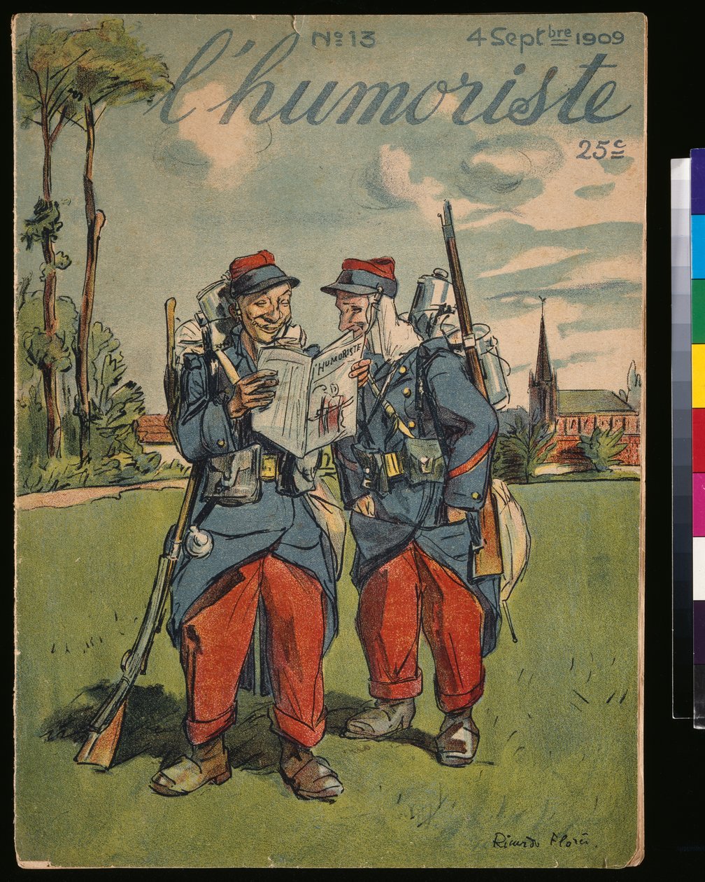 Ranskalaiset sotilaat lukevat l