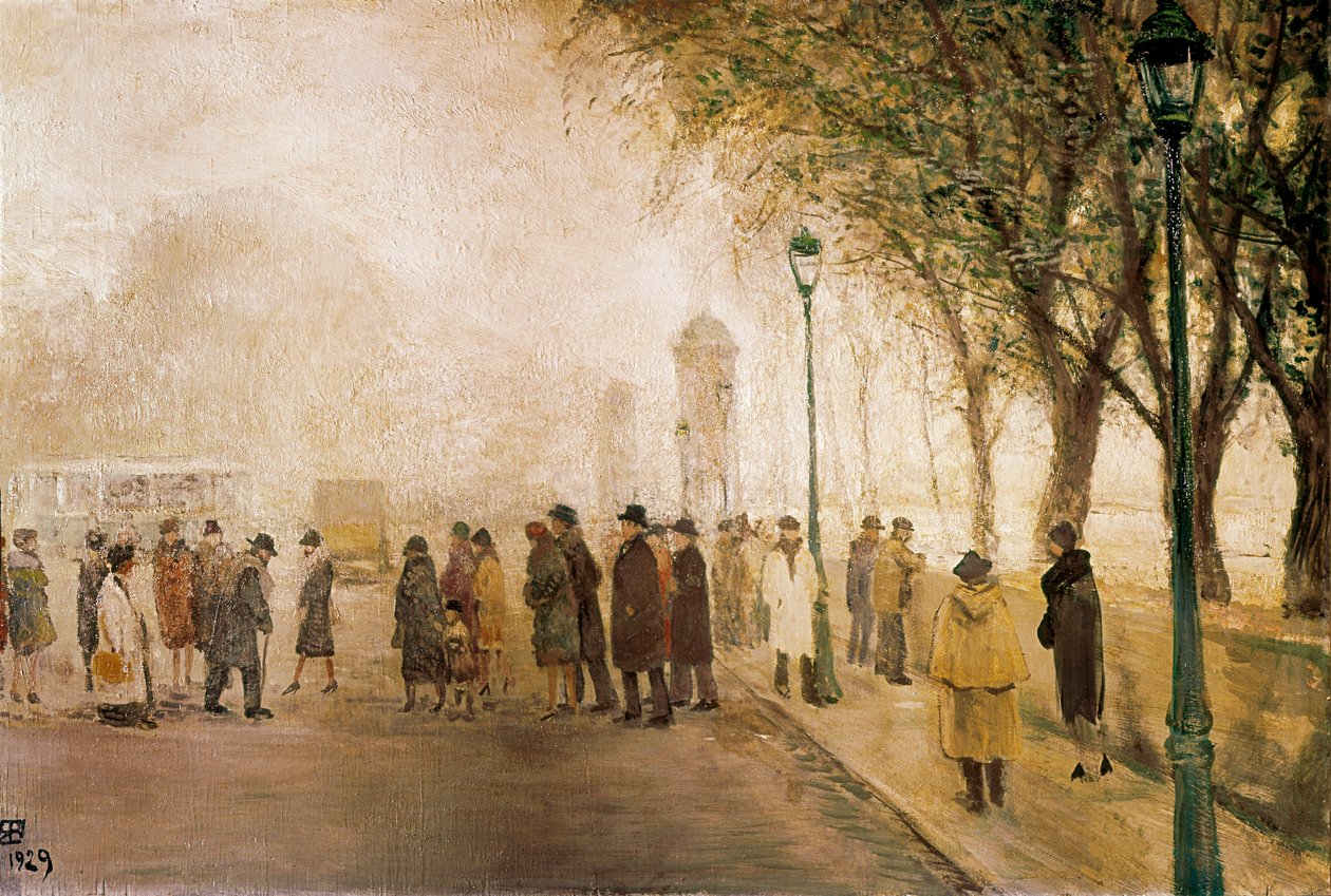 Le passage. (Öljy kankaalle tekijältä Ricardo Baroja