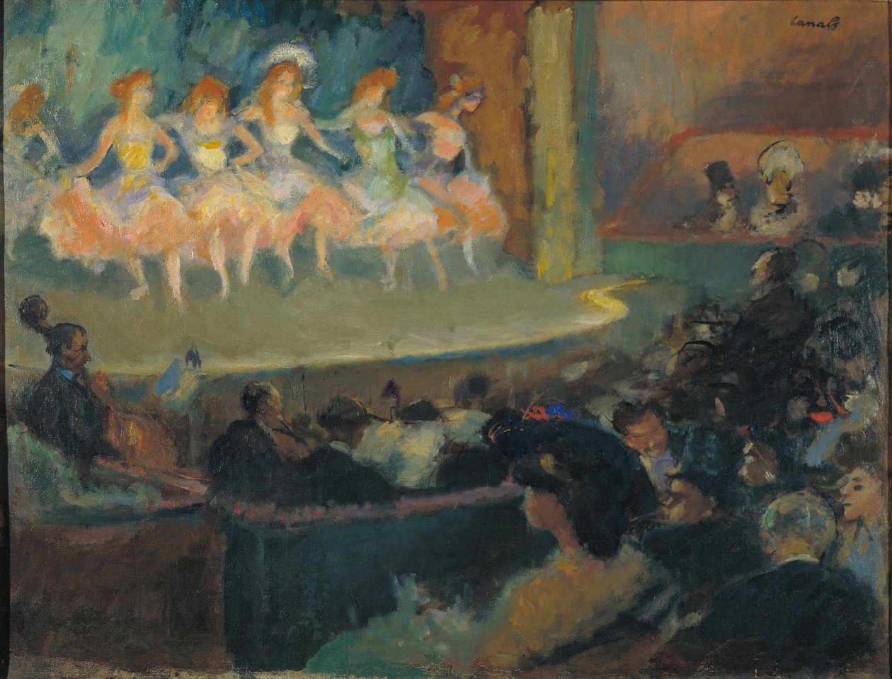 Kahvilakonsertti - Ricard Canalsin maalaus (1876-1931) - n. 1903 - Öljy kankaalle - 51x66 - Katalonian kansallinen taidemuseo, Barcelona tekijältä Ricardo Canals y Llambi