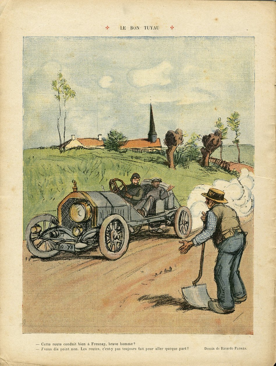Kuvitus Ricardo Flores (1878-1918) Le Rire tekijältä Ricardo Flores