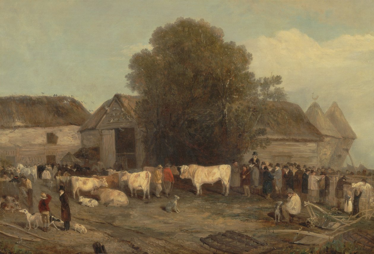 Maatilamyynti, 1820 tekijältä Richard Barrett Davis