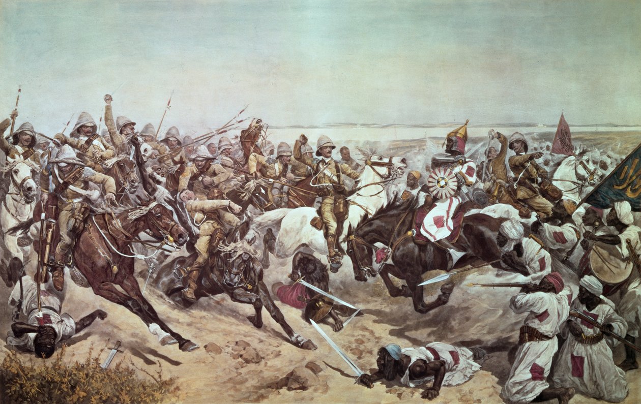 21. Lancersin panos Omdurmanissa, 2. syyskuuta 1898 tekijältä Richard Caton Woodville junior