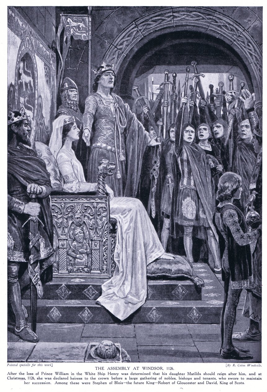 Kokoonpano Windsorissa AD1126, 1920-luku tekijältä Richard Caton Woodville junior