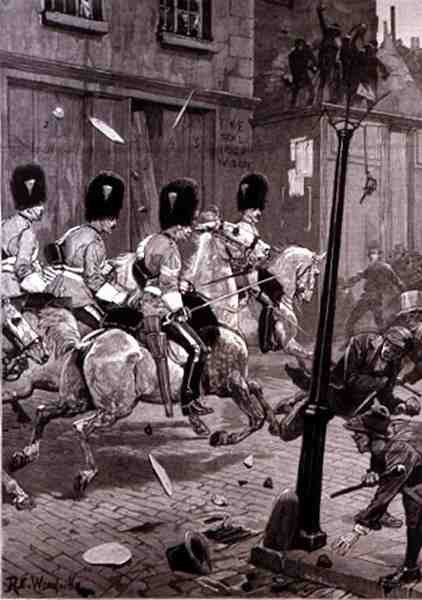 Irlannin maaliiton agitaatio: The Illustrated London News, 29. lokakuuta 1881. tekijältä Richard Caton II Woodville