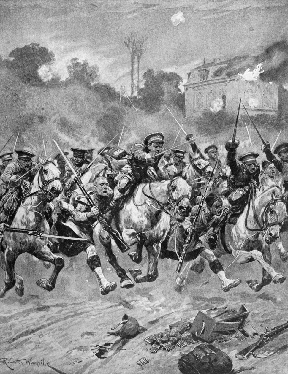 WW1 - St Quentinin taistelu 1914 tekijältä Richard Caton II Woodville
