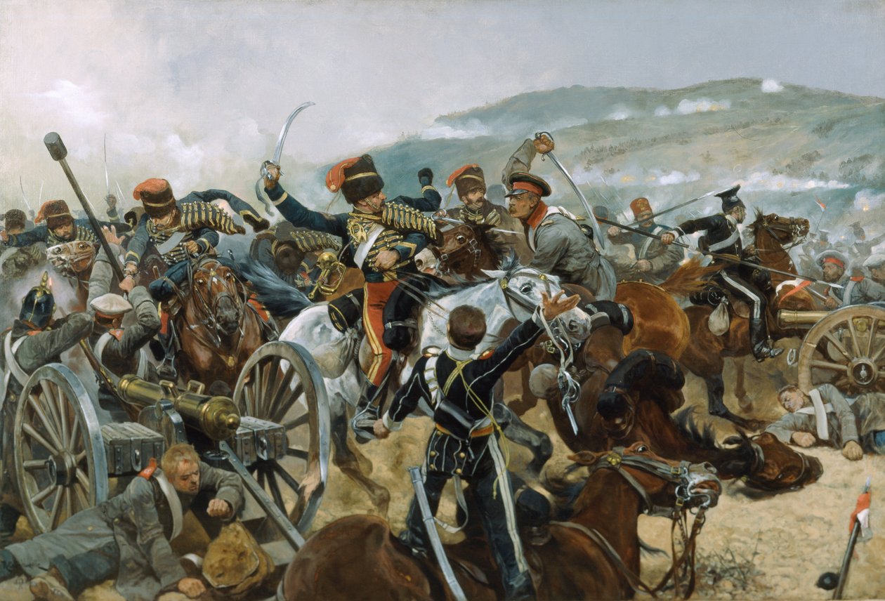 Valoprikaatin avustus, 25. lokakuuta 1854, 1897 tekijältä Richard Caton Woodville