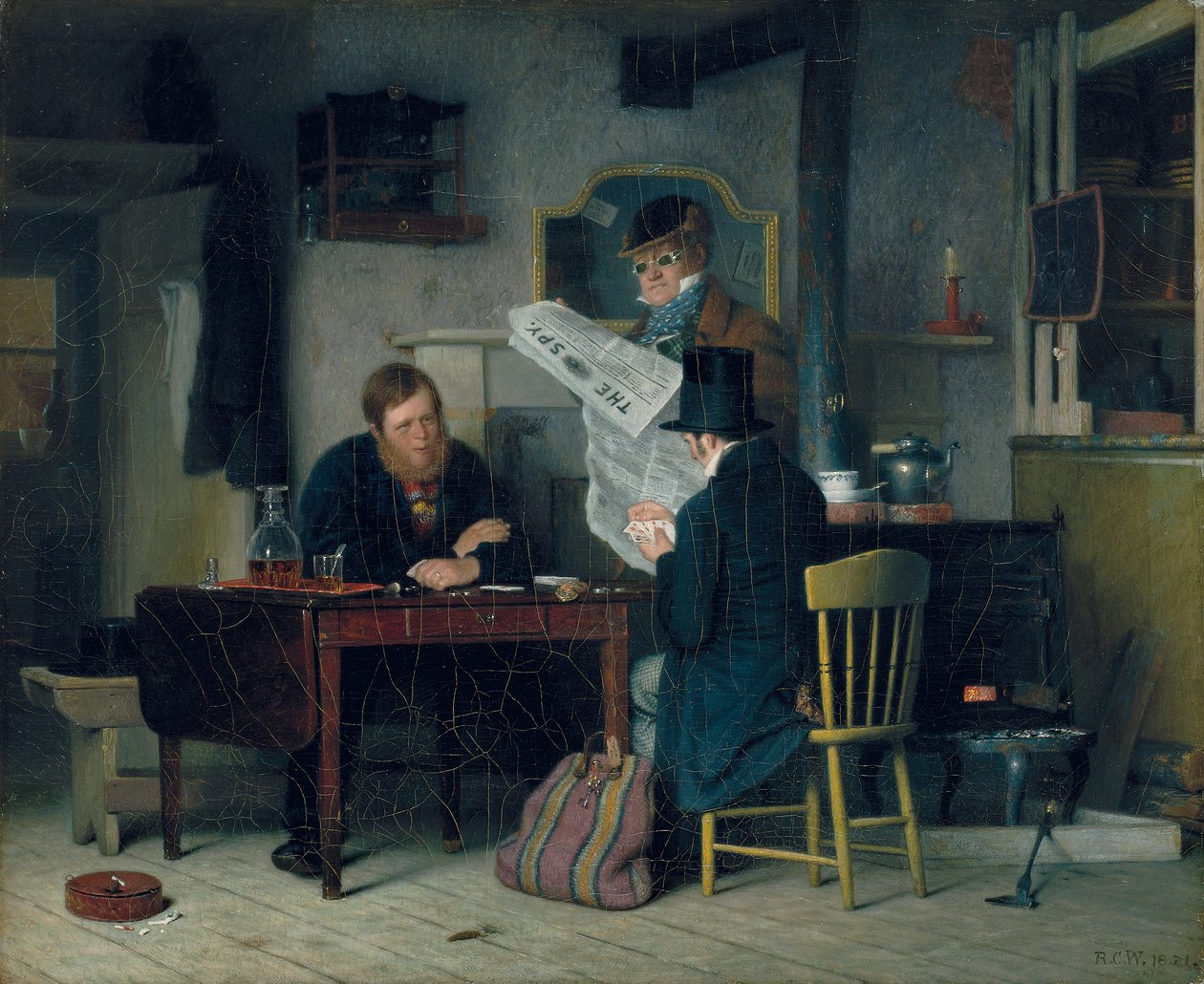 Lavaa odotellessa, 1851 tekijältä Richard Caton Woodville