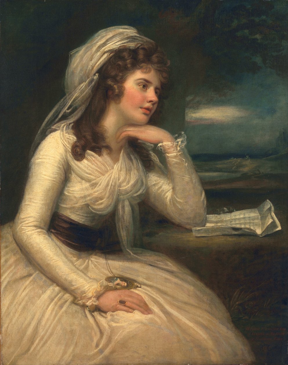 Margaret Cocks, myöhemmin Margaret Smith, 1787 tekijältä Richard Cosway