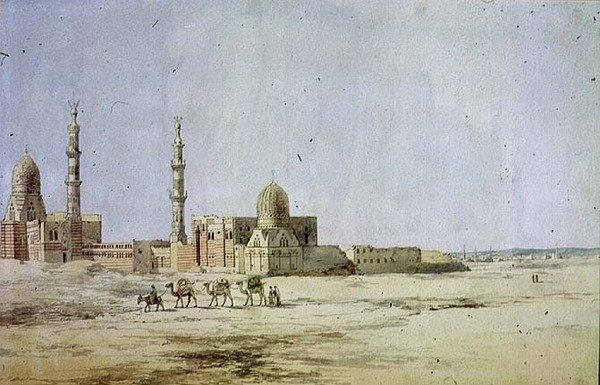 Khalifien haudat, Kairo (wc paperilla) tekijältä Richard Dadd