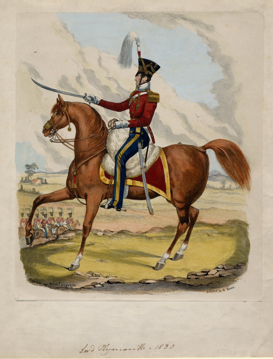 Lordi Plymouth, 1830 tekijältä Richard Dighton