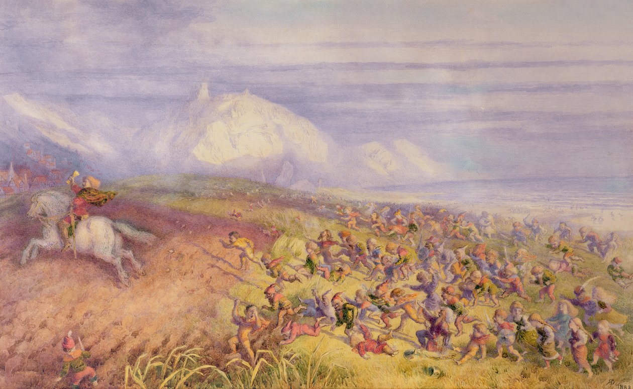Aegeruksen alttarikuppi, 1883 tekijältä Richard Doyle