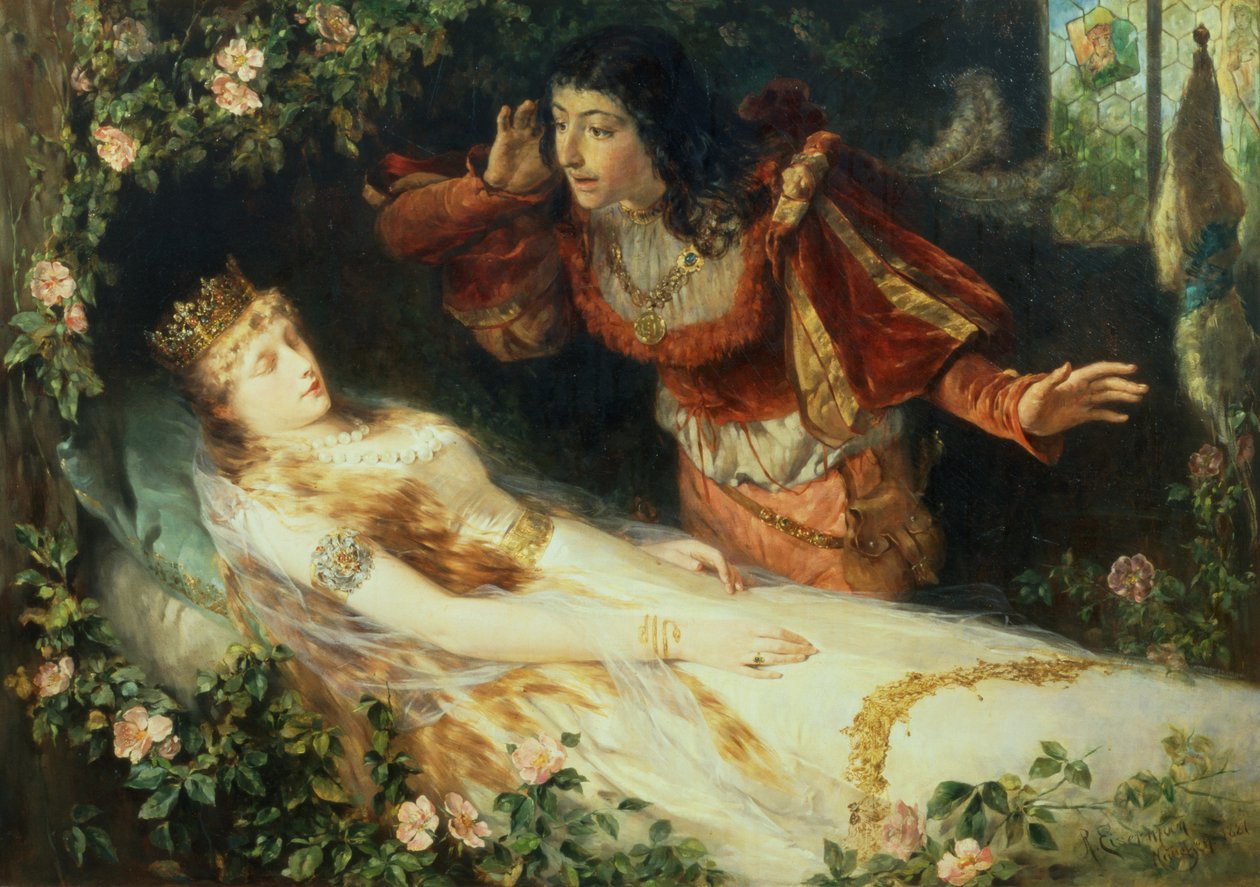 Prinsessa Ruusunen, 1881 tekijältä Richard Eisermann