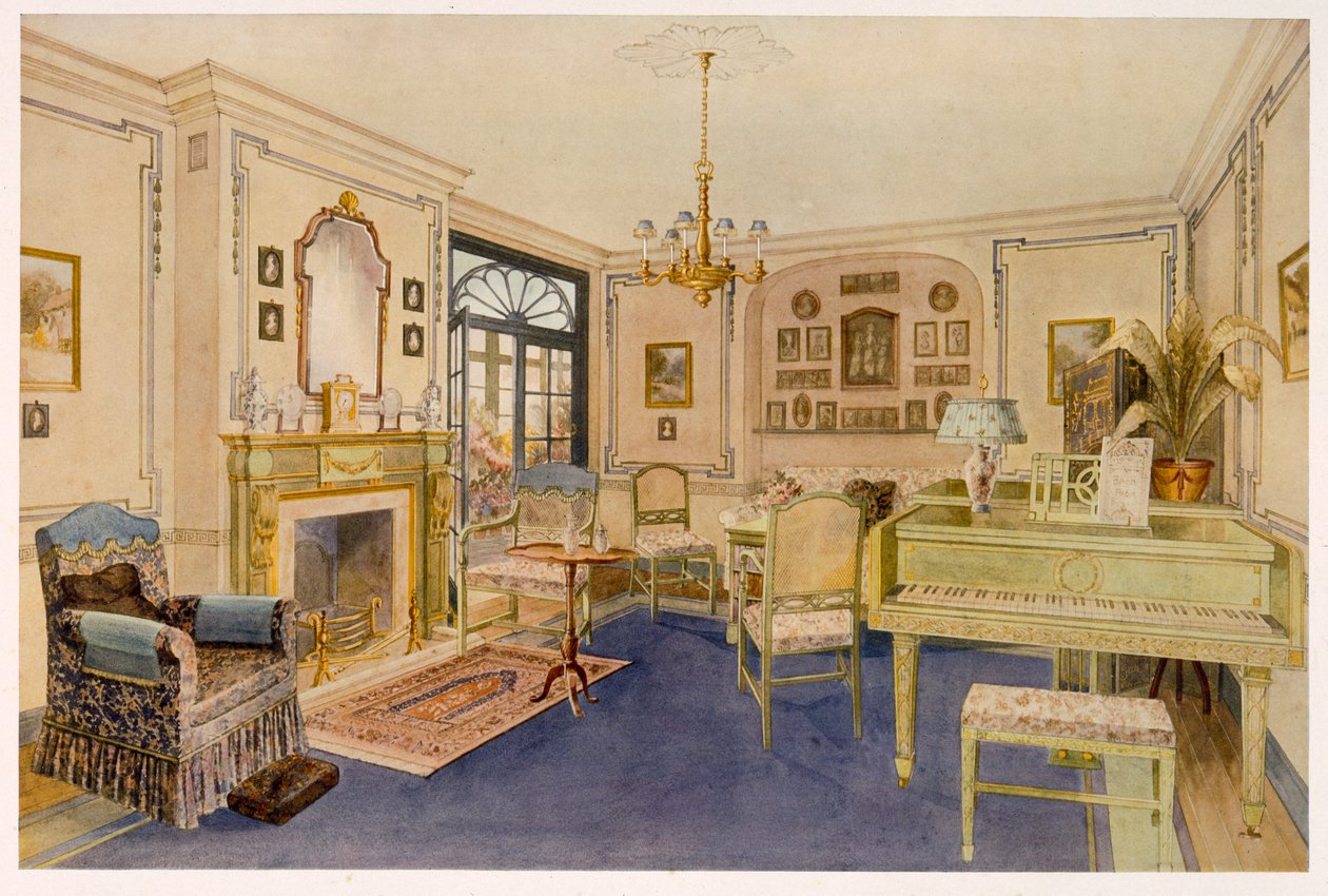 Drawing Room - Adam Revival -tyyli tekijältä Richard Goulburn Lovell