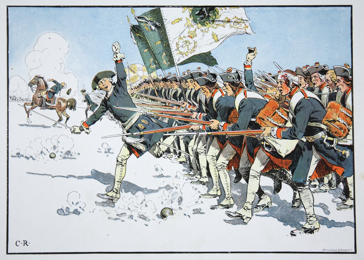 Mollwitzin taistelu 10. huhtikuuta 1741 tekijältä Richard Knoetel