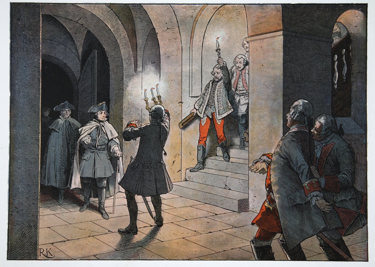 Friederich Schloss Lillassa, 5. joulukuuta 1757 tekijältä Richard Knoetel