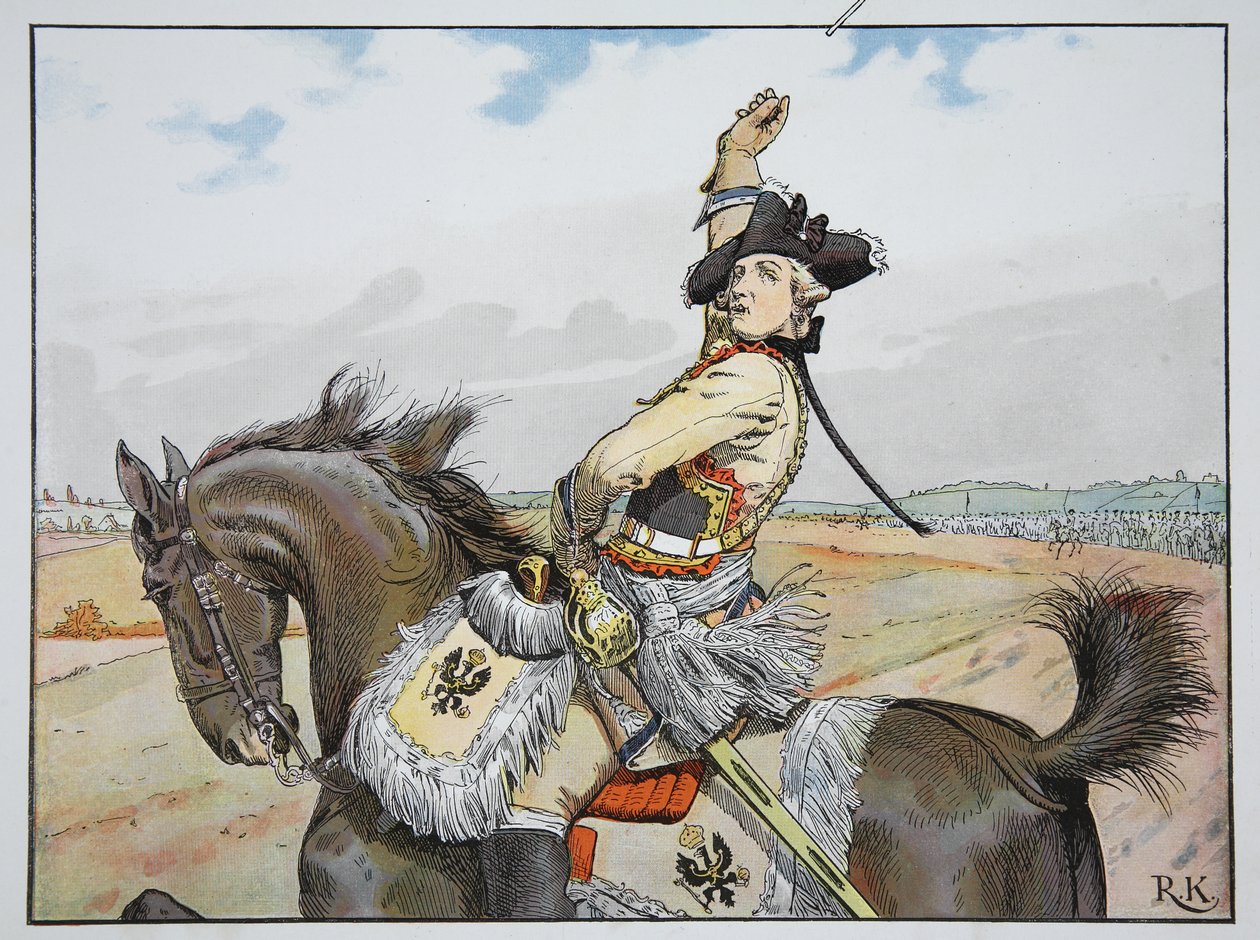 Seydlitz Rossbachissa, 5. marraskuuta 1757 tekijältä Richard Knoetel
