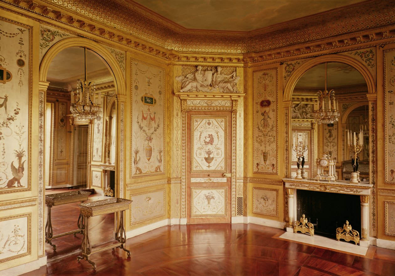 Marie-Antoinette (1755-1793) buduaari, koristeltu vuonna 1785 tekijältä Richard Mique