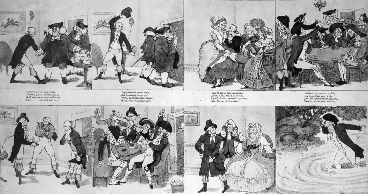 Tohtori Johnsonin oppitunti kuluttajille, 1794 tekijältä Richard Newton