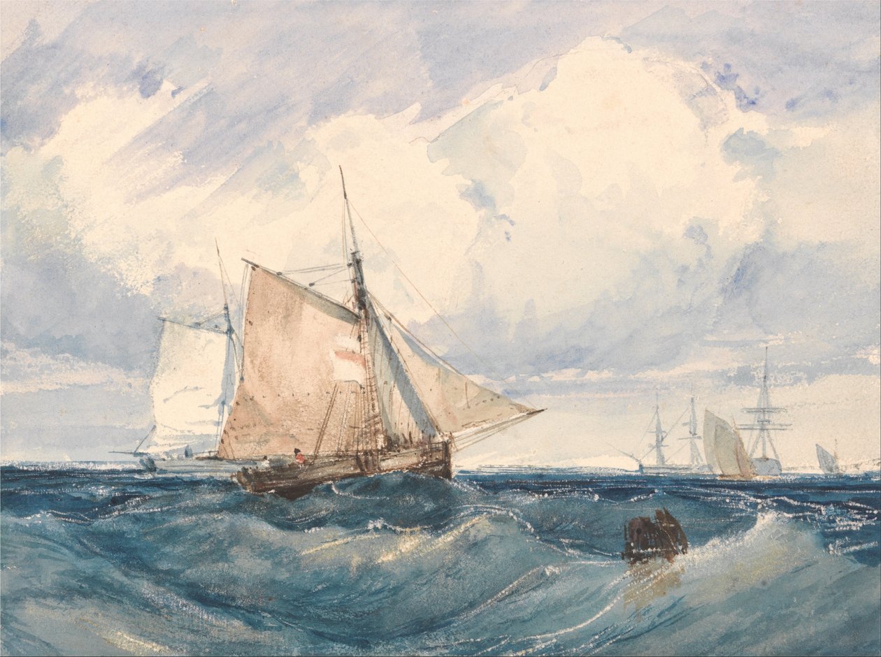 Leikkuri ja muut toimitukset tuulessa tekijältä Richard Parkes Bonington