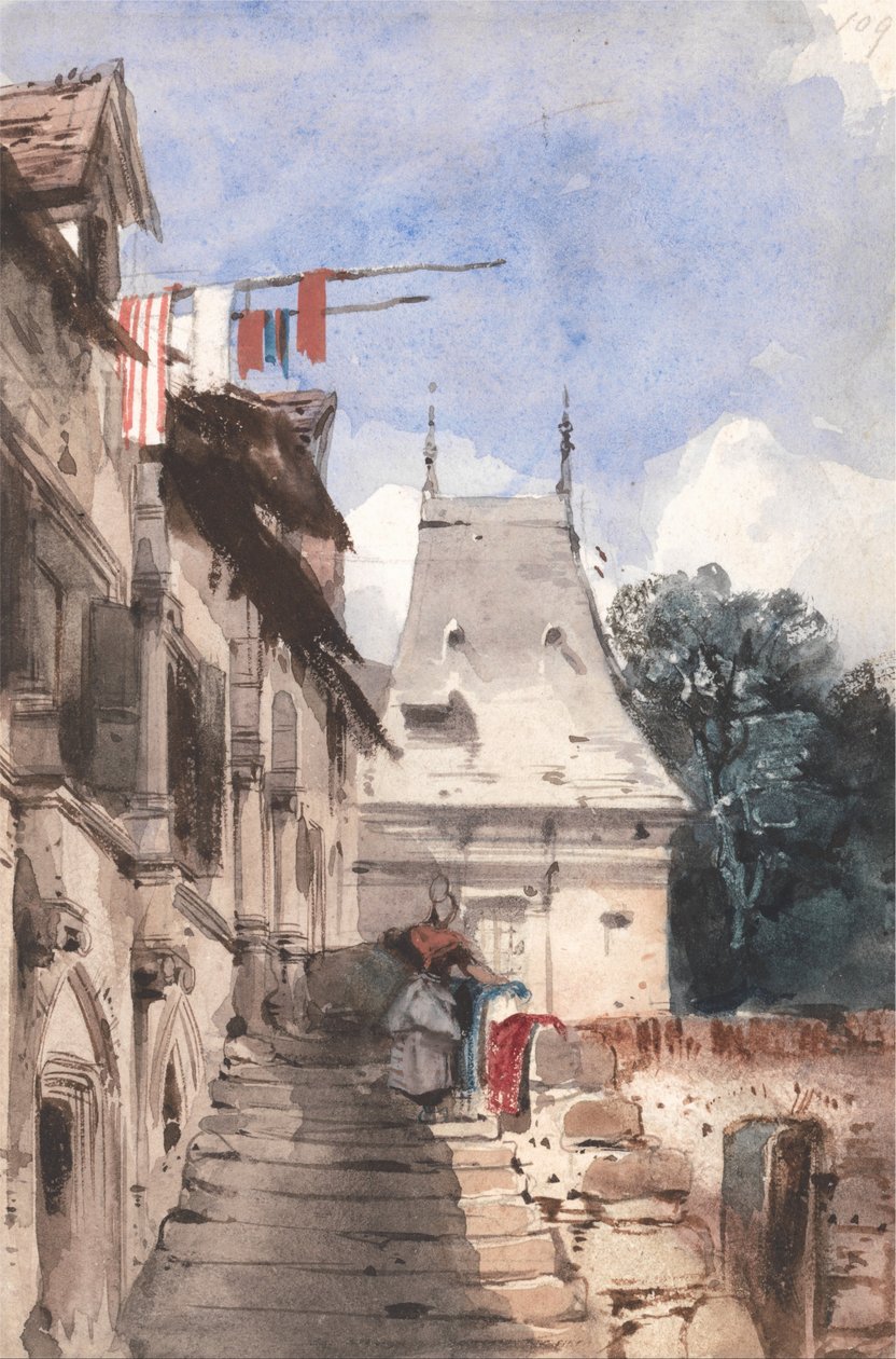 Abbey St-Amand, Rouen tekijältä Richard Parkes Bonington