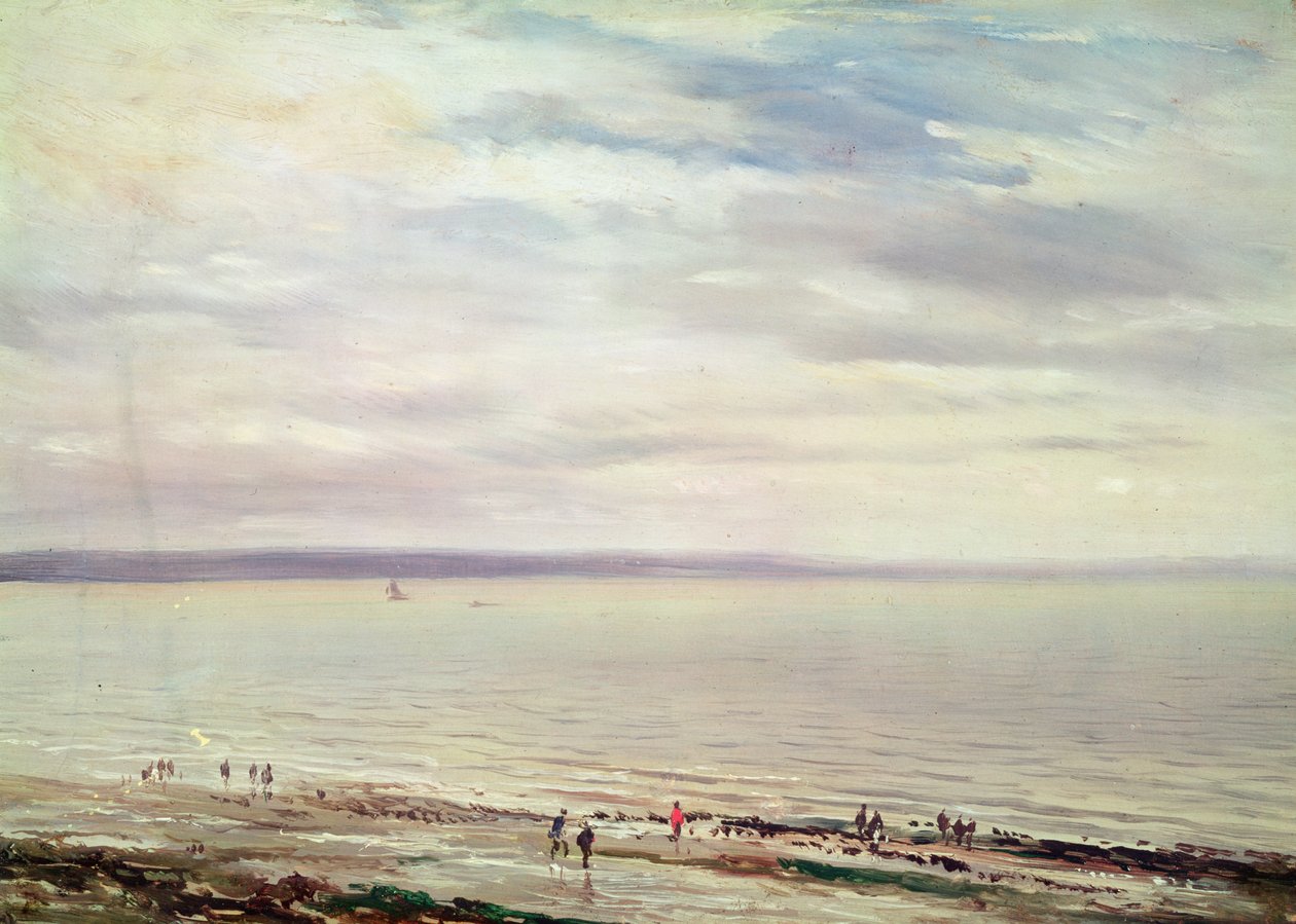 Merenrannalla tekijältä Richard Parkes Bonington