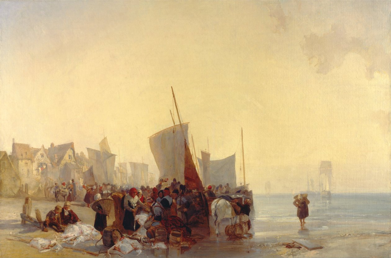 Kalakauppa tekijältä Richard Parkes Bonington