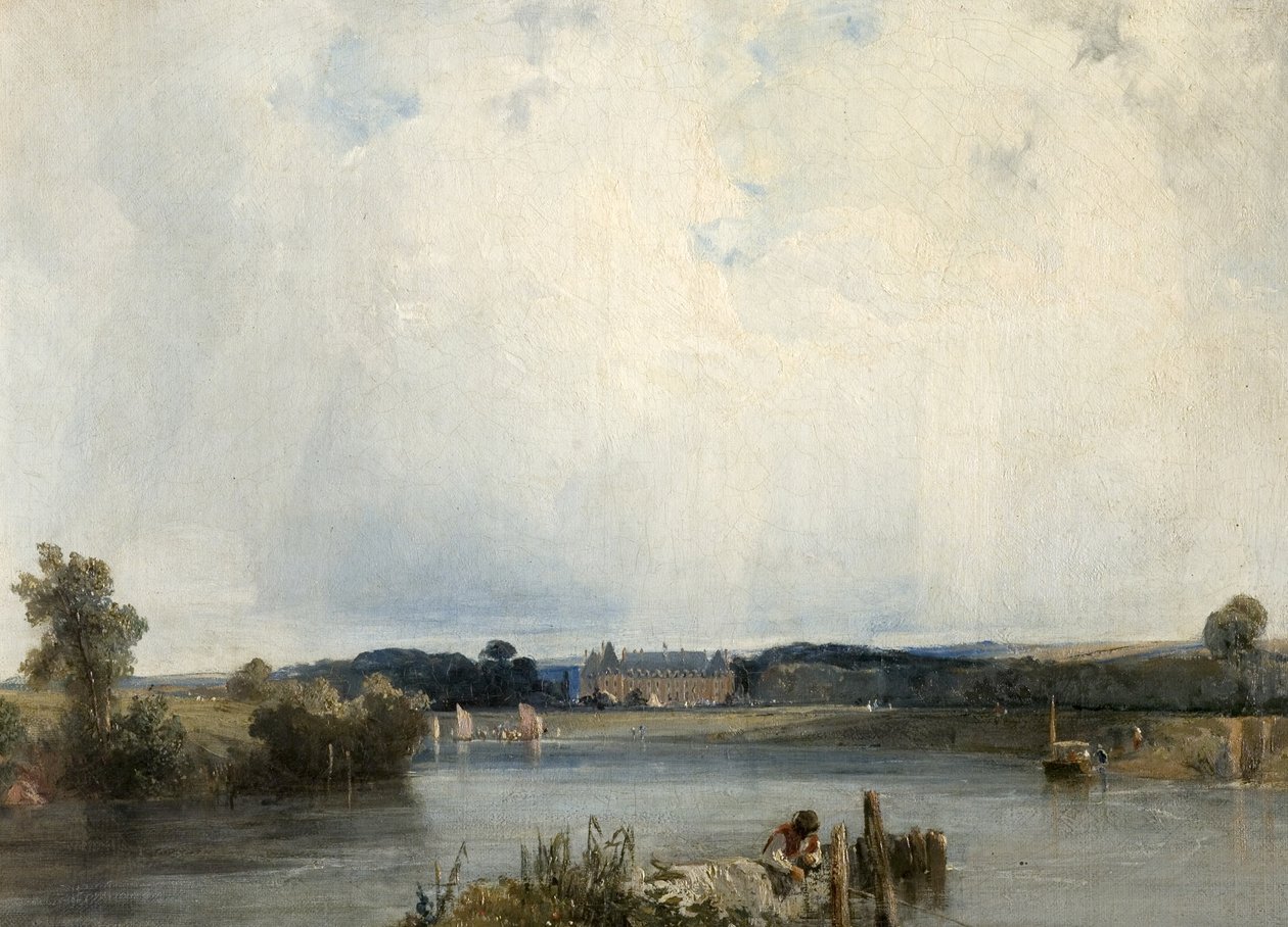 Berryn herttuattaren linna, 1823-25 tekijältä Richard Parkes Bonington
