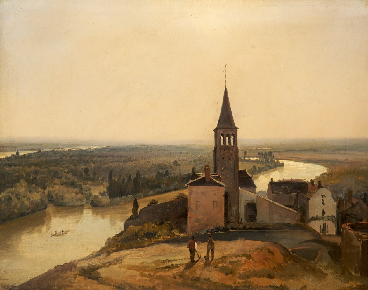 Rouenin lähellä, 1817-28 tekijältä Richard Parkes Bonington
