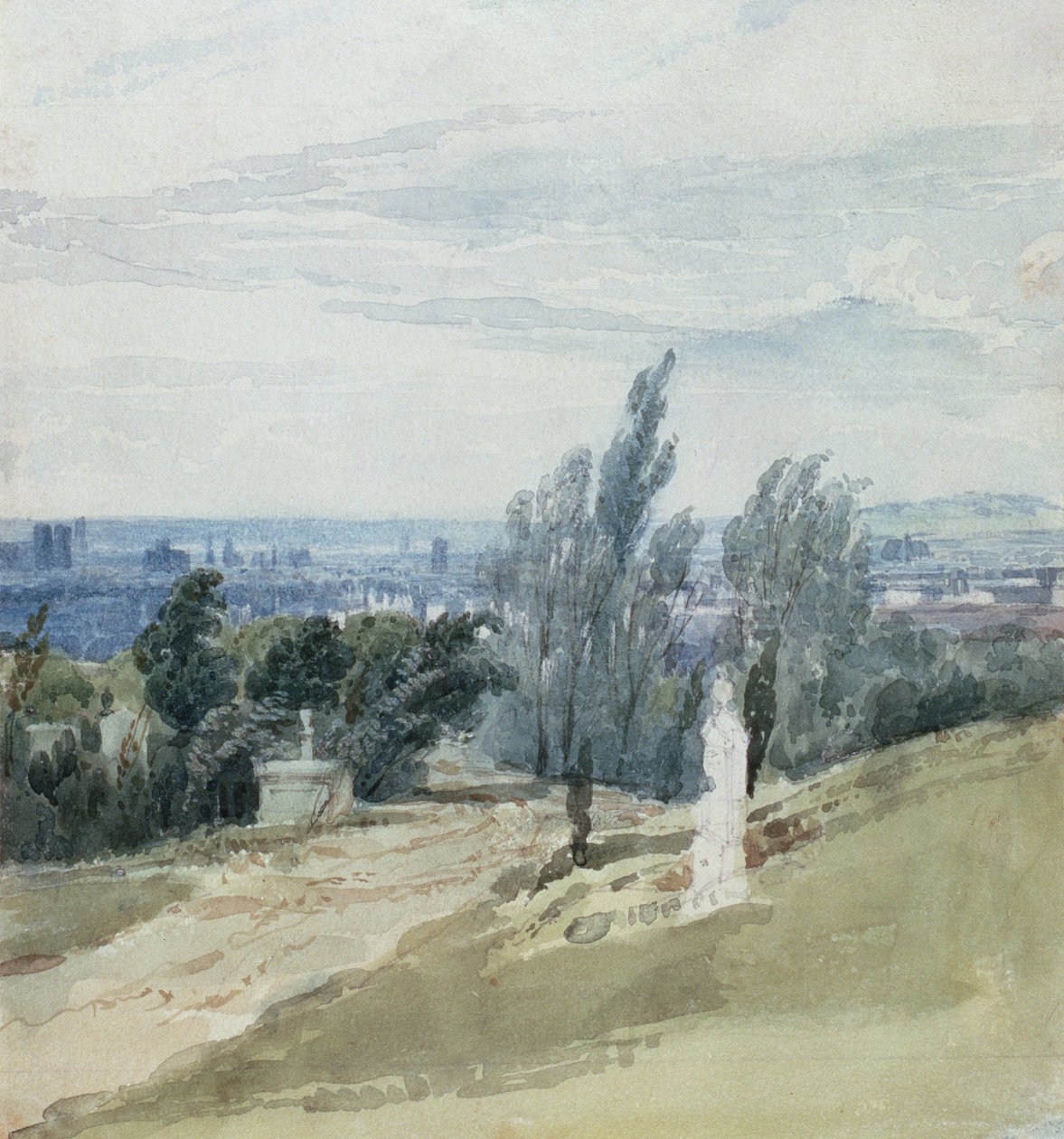 Pere La Chaise -hautausmaa, Pariisi tekijältä Richard Parkes Bonington
