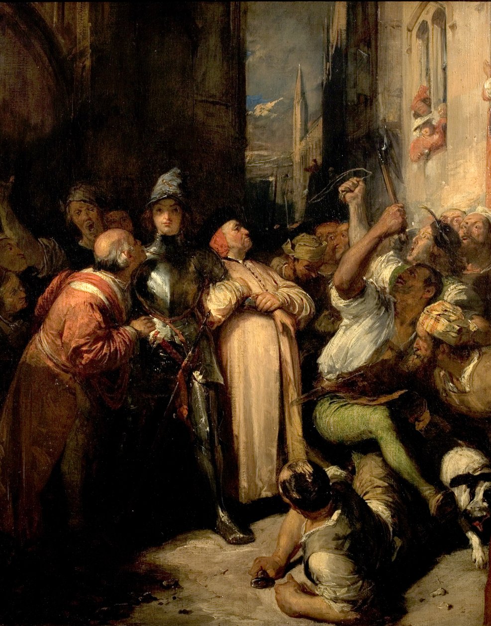 Quentin Durward Liegessä, Belgiassa, 1827-28 tekijältä Richard Parkes Bonington