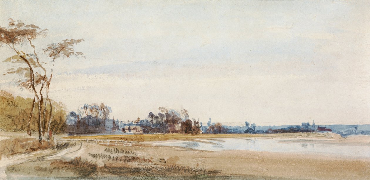 Suolametsät lähellä Trouvillea tekijältä Richard Parkes Bonington