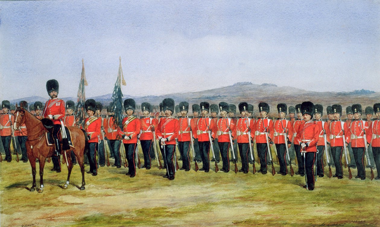 Royal Fusiliers, 1876 tekijältä Richard Simkin