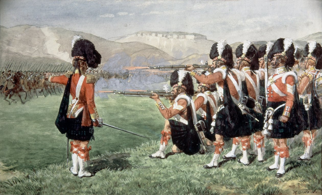 Ohut punainen viiva, 1854 tekijältä Richard Simkin