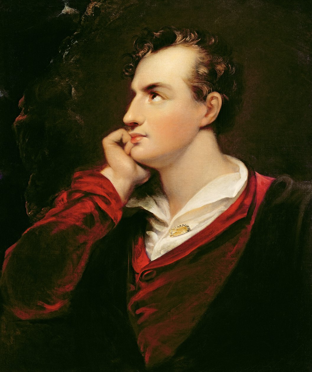 George Gordon Byronin (1788-1824) muotokuva 6. Baron Byron, 1813 tekijältä Richard Westall