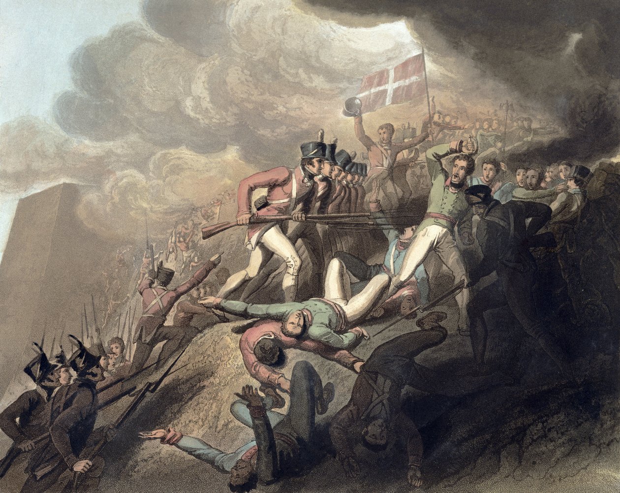 St. Sebastians, 31. elokuuta 1813 teoksesta "The Victories of the Duke of Wellington", kaiverrus T. Fielding, pub. 1819 (katso 115639) tekijältä Richard Westall