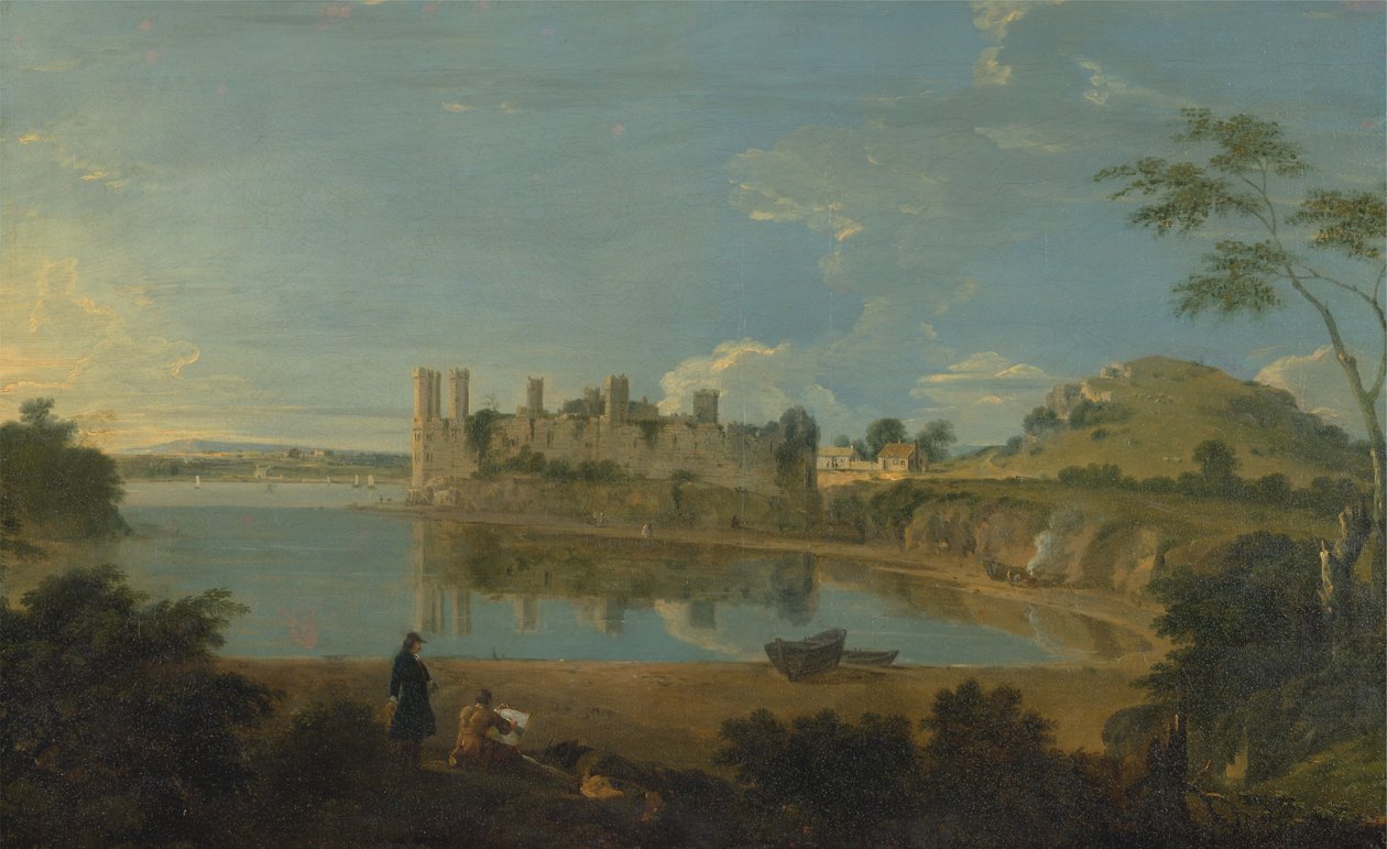 Caernarvonin linna tekijältä Richard Wilson