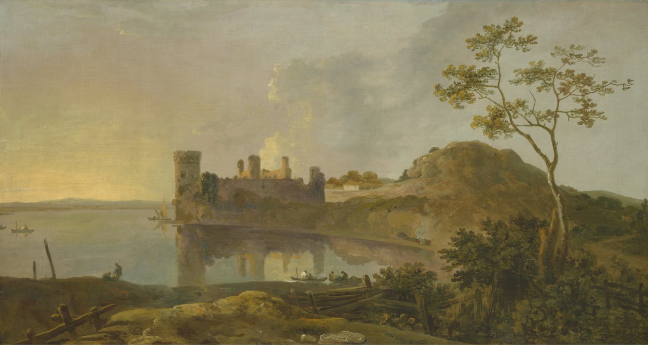 Kesäilta (Caernarvonin linna) tekijältä Richard Wilson