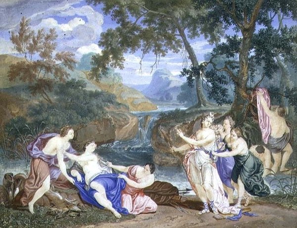 Diana ja Callisto tekijältä Richard van Orley