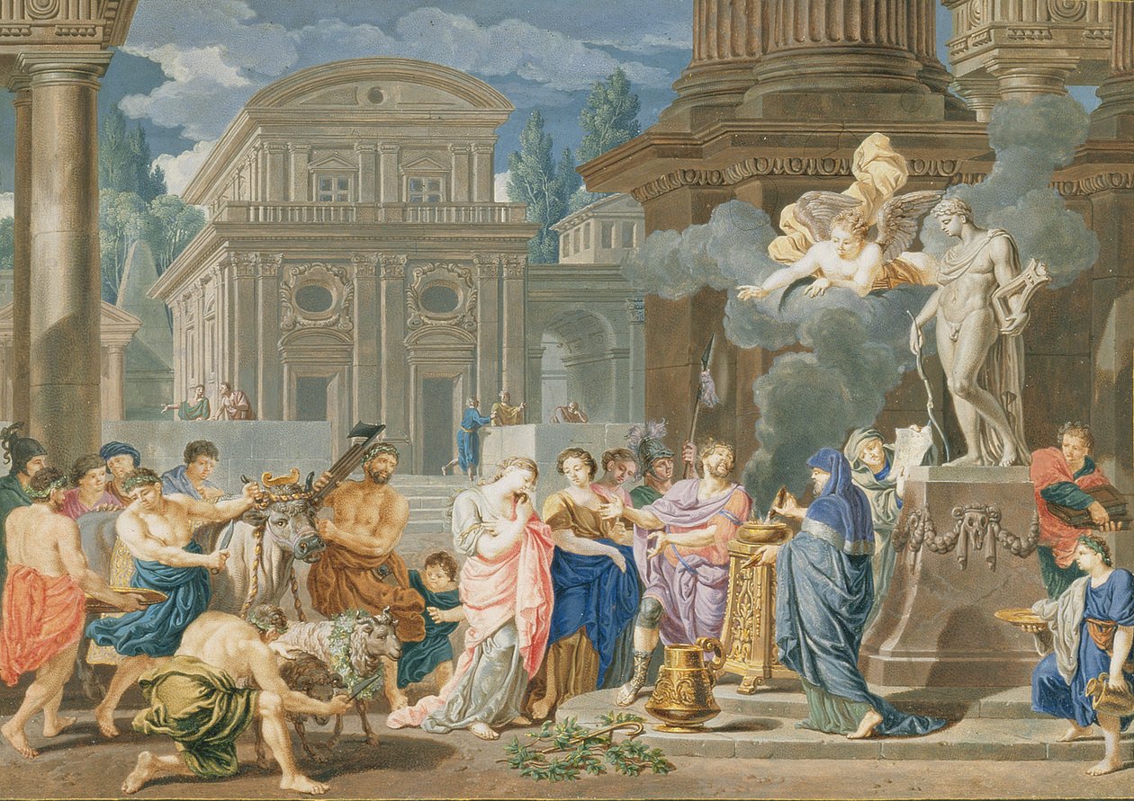 Apollon uhri, 1702 tekijältä Richard van Orley