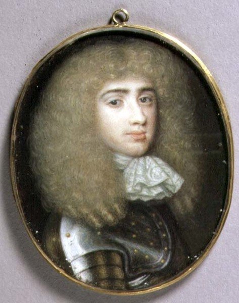 Robert Porterin muotokuva, n. 1660 (akvarelli vellum) tekijältä Richard  Gibson