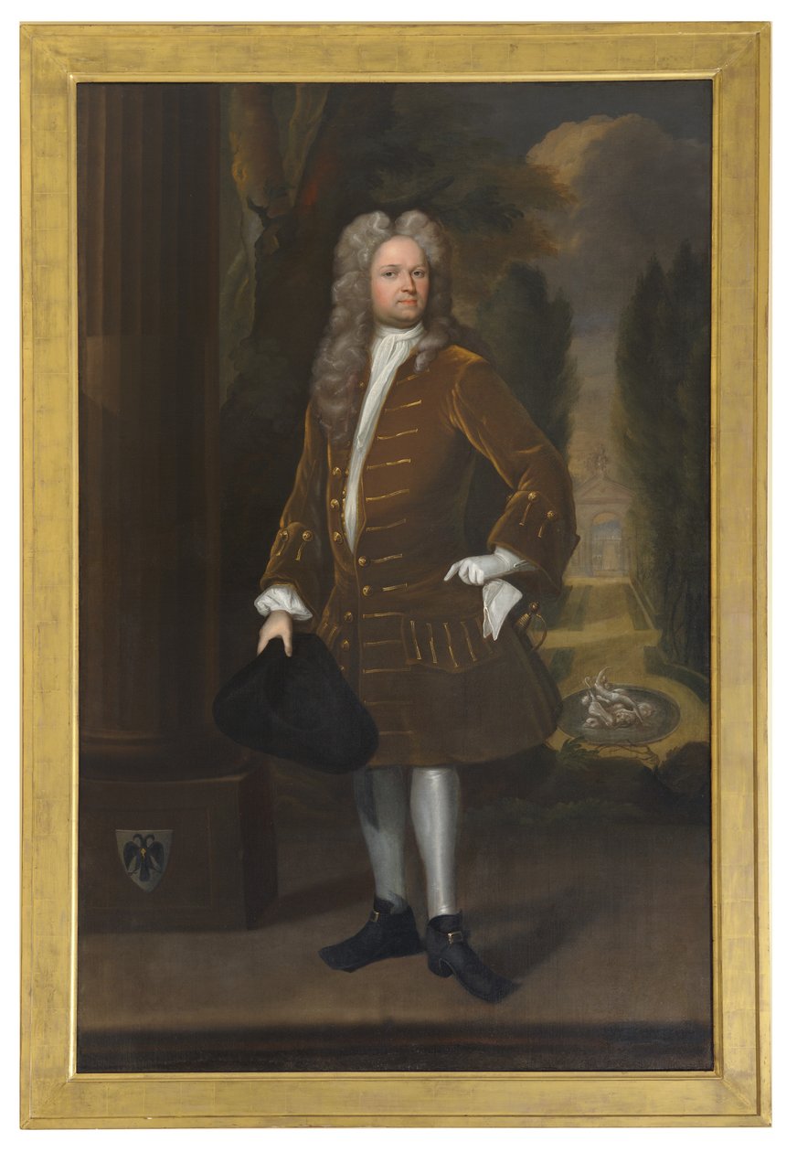 William Stukeley, n. 1726 (öljy kankaalle) tekijältä Richard (attr. to) Collins