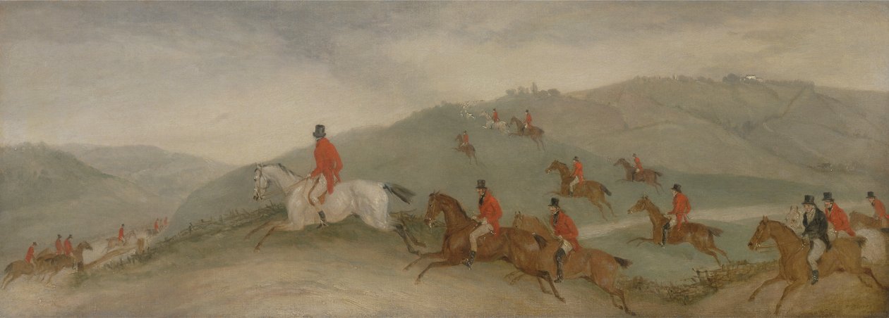 Foxhunting: Road Riders tai Funkers (öljy kankaalle) tekijältä Richard Barrett Davis