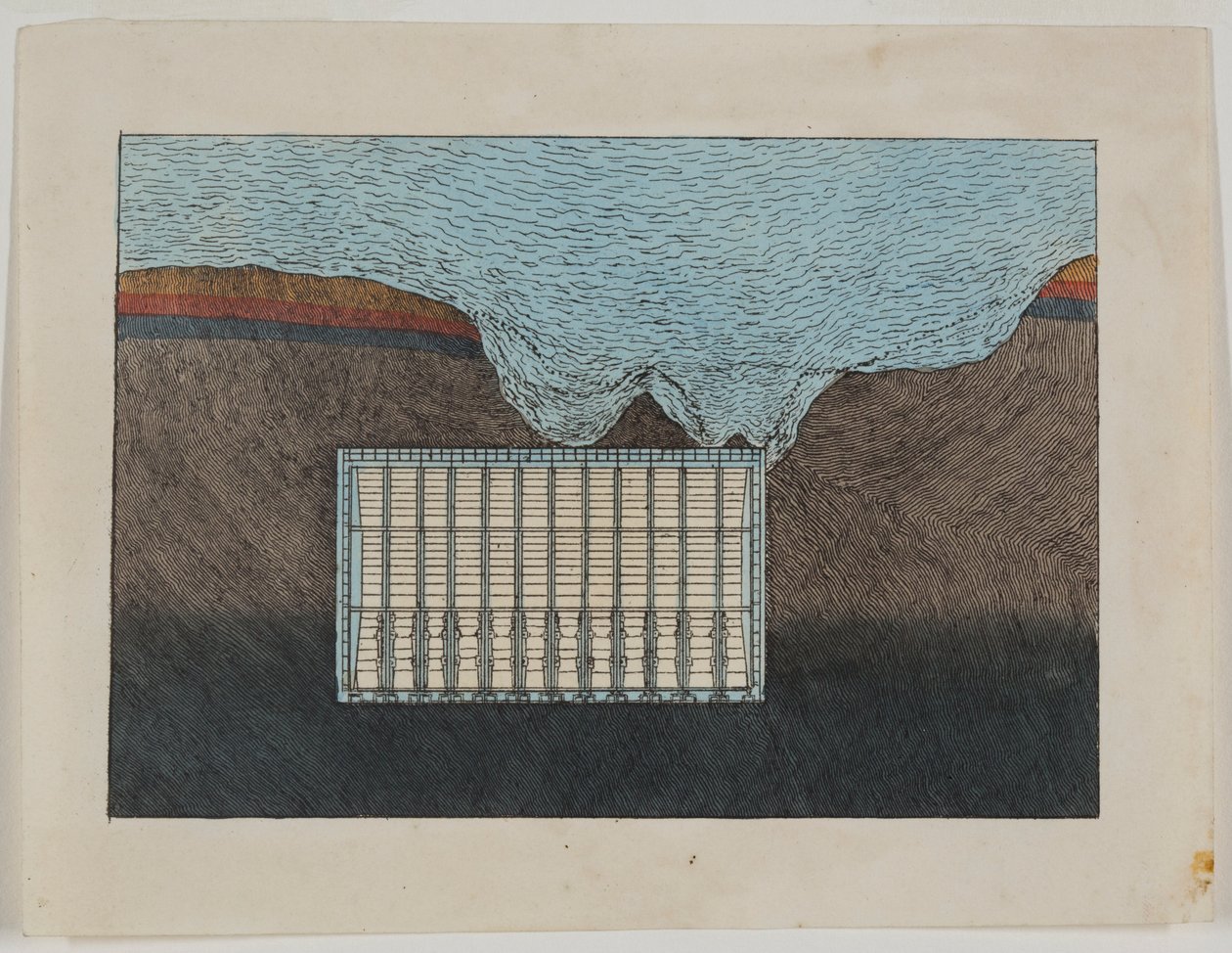Pesunäkymä kilvestä, n. 1818-39 (akvarelli) tekijältä Richard Beamish