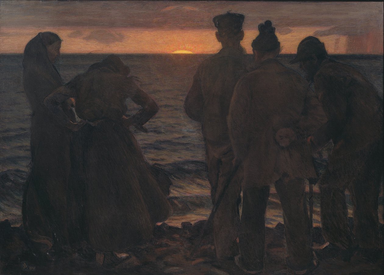 Vanhat ihmiset rannalla tekijältä Richard Bergh
