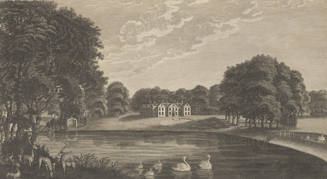 Chilston, Kentin kreivikunnassa, Edward Hastedin teoksesta The History and..., 1777-90. tekijältä Richard Bernard Godfrey