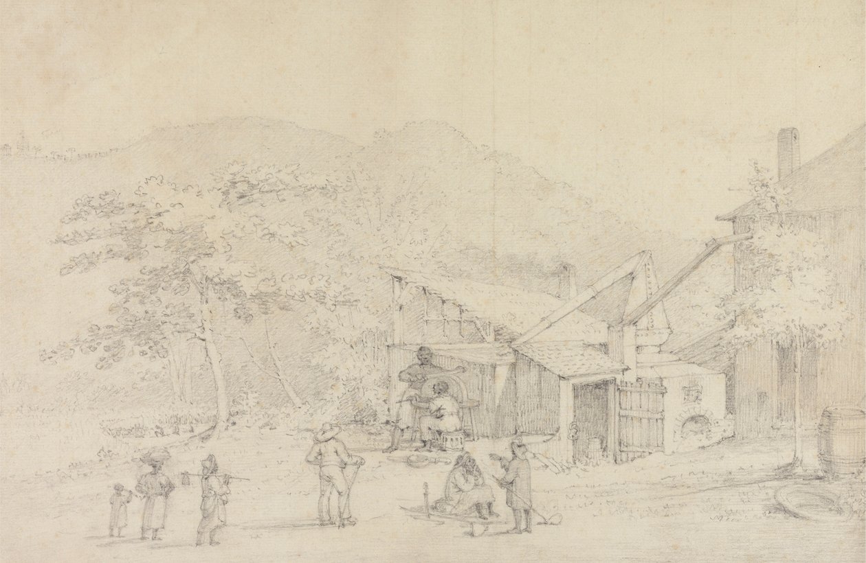 Valmistautuminen kentälle, Trinidad tekijältä Richard Bridgens