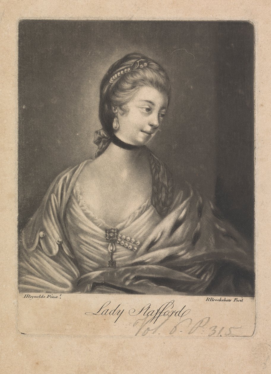 Lady Anne Wentworth, Straffordin kreivitär tekijältä Richard Brookshaw