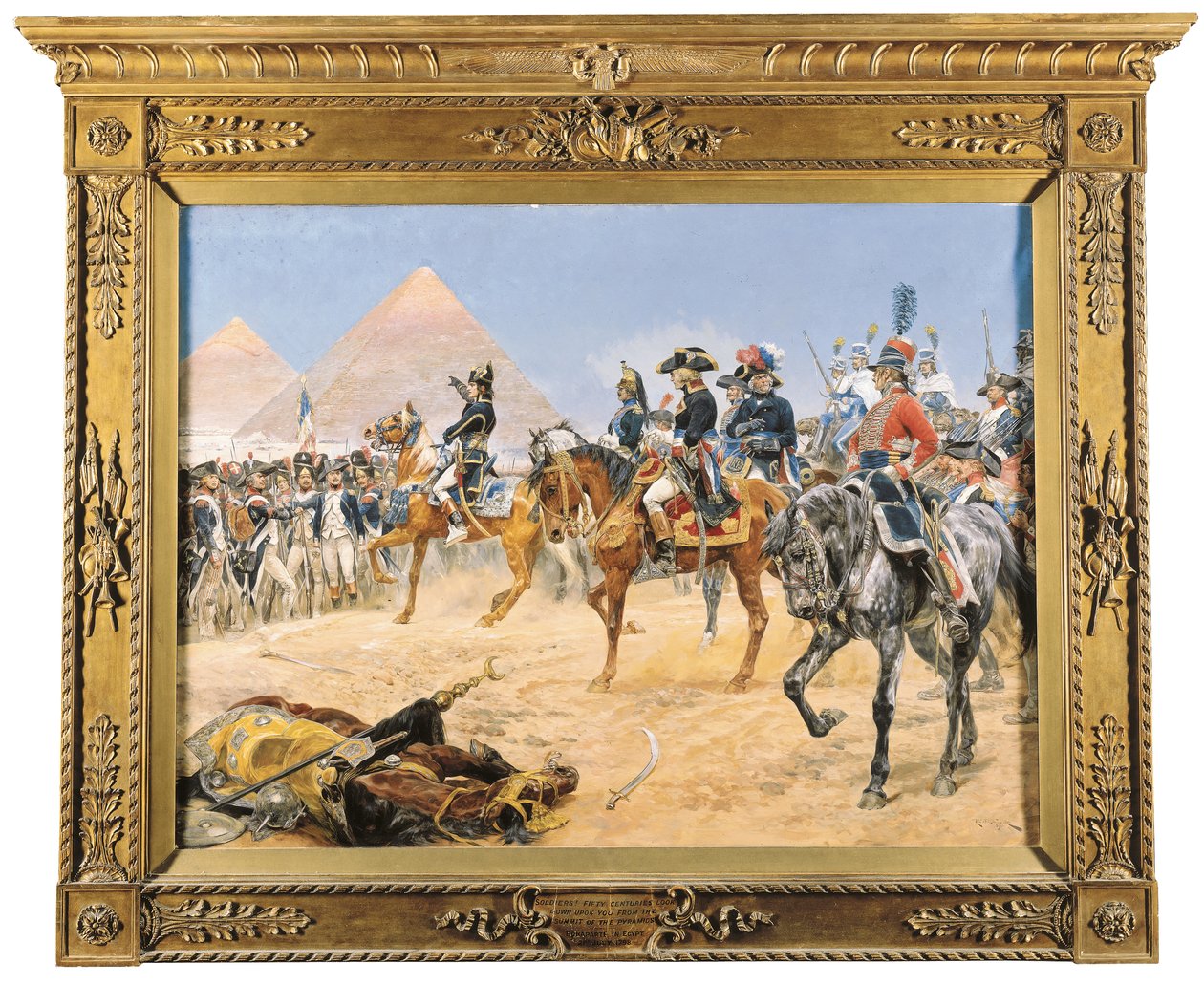 Bonaparte Egyptissä vuonna 1798, 1911 tekijältä Richard Caton II Woodville